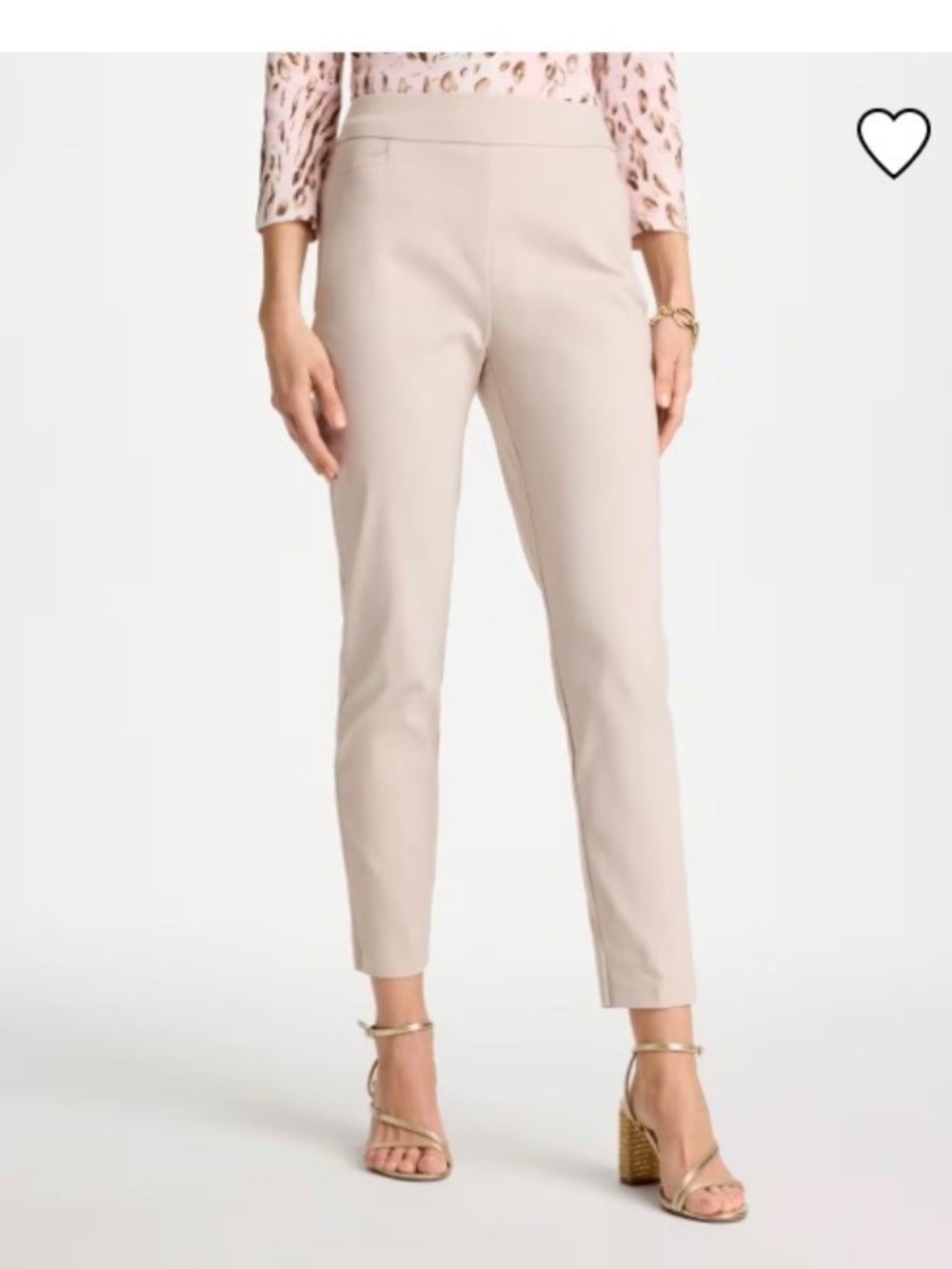 Chico’s Brigitte™ Slim Pull-On Ankle Pants, Size 3, NWT